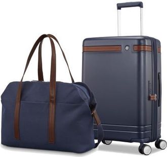 Samsonite Virtuosa Weekender & Carry On 2-Piece Set in Navy at Nordstrom