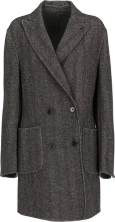 A.N.G.E.L.O. Vintage Cult 2000s wool coat - women - Wool - M - Grey