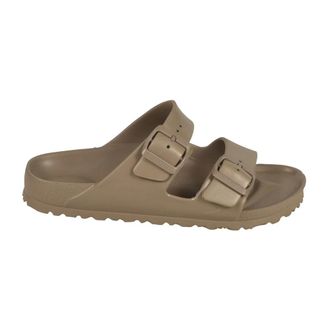 Birkenstock Sliders, female, Beige, Size: 11 US Arizona EVA Narrow Fit