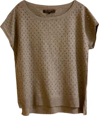 Rag & Bone Rag & Bone Grey Knit Top Size M