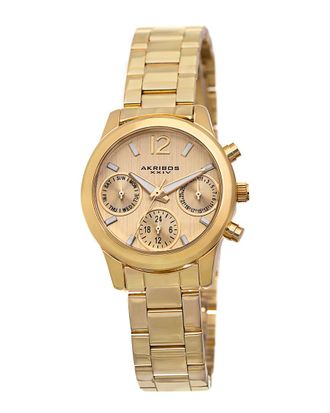 Akribos XXIV Akribos Xxiv Womens Stainless Steel Watch