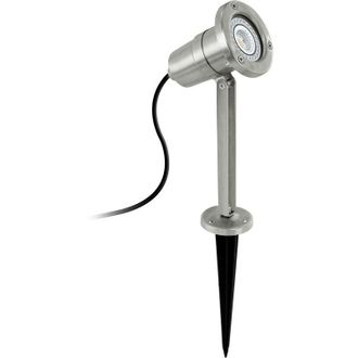 Eglo Eglo - Nema - 1 Light Outdoor Spike Light Stainless Steel IP44, GU10