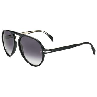 David Beckham Mens 57 mm Grey Sunglasses