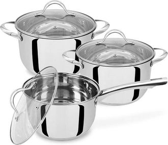 Maestro Juego De 6 Ollas Mr-3519-6m (1,8 L, 2,5 L, 3,4 L)