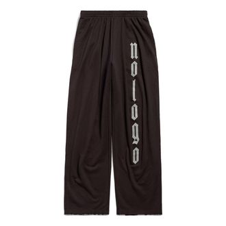Balenciaga (WMNS) Balenciaga Nologo Baggy Sweatpants Black Grey 787357TQVK71055