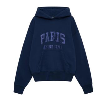 Anine Bing Hoodies, female, Blue, Size: S Debbie Sweat &agrave; capuche