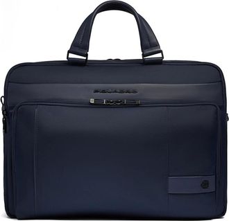 Piquadro Tassen, Heren, Blauw, ONE Size, Leer, W129 Laptop Bag