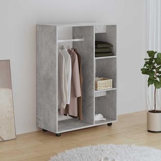 vidaXL Vidaxl - Armario De Madera De Ingenier&iacute;a Gris Hormig&oacute;n 80x40x110 Cm