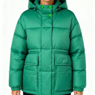 Aqua Women Winter Jacket In Green