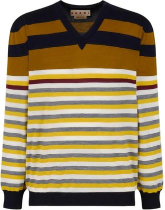 Marni Maglione con scollo a V - Giallo