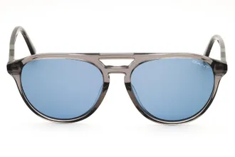 GANT GA7223 Round Acetate Sunglasses - Grey