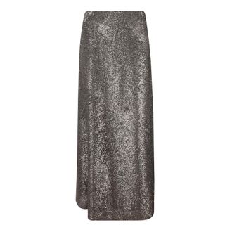 Herno Maxi Skirts, female, Gray, Size: XS Grey Skirts for Women