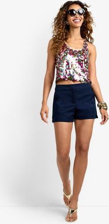 Trina Turk Nerissa Sequin Top in Petal Paillettes at Nordstrom, Size X-Small