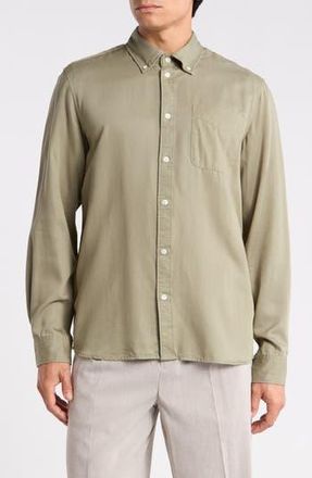 Les Deux Regular Fit Button-Down Shirt in Lichen Green at Nordstrom Rack, Size Xx-Large