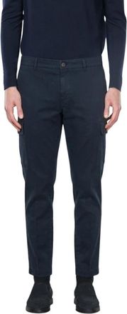 Mason's Chile Cargo Broek - Heren - Slim Fit Broeken - Blauw - M - Katoen - Broeken