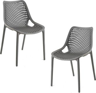 Regalos Miguel Regalos Miguel - Packs Sillas Comedor - Pack 2 Sillas Kusin - Gris Oscuro