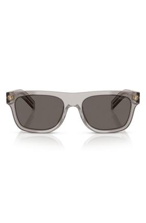 Prada 55mm Pillow Sunglasses in Hematite /Dark Grey at Nordstrom