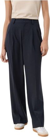 Part Two Cherrapw Pa Bukser - Dames - Wijde Broeken - Blauw - XL - Polyester - Broeken