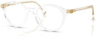 Miu Miu 50mm Round optical glasses in Transparent at Nordstrom