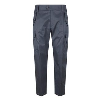 Alexander McQueen Cargo Broek - Heren - Straight fit broeken - Zwart - L - Katoen - Broeken