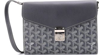 Goyard Chypre Wallet on Strap Coated Canvas with Leather