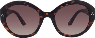 Guess Brown Gradient Round Ladies Sunglasses GF00041 52F 54