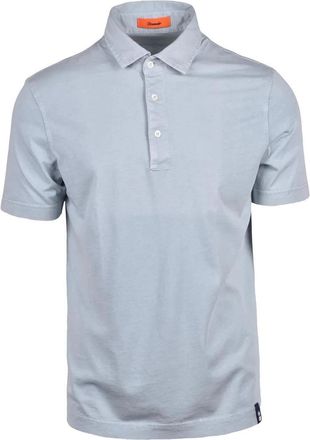 Drumohr White Cotton Polo Shirt