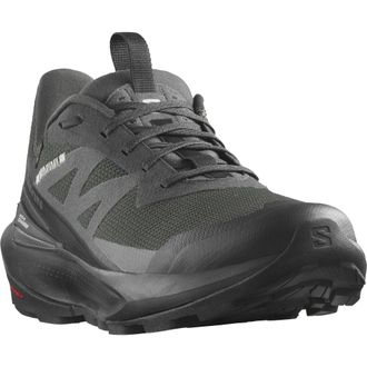 Salomon Outdoorschuh SALOMON ELIXIR ACTIV GORE-TEX, Herren, Gr. 45, schwarz (phantom, schwarz, magnet), Synthetik, Textil, Schuhe Outdoorschuh, wasserdicht