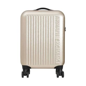 A|X Armani Exchange Xw002233 Af21472 Trolley - female - Armani Exchange - Cabin Bags - Beige - ONE SIZE - Suitcases