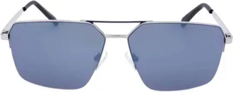 Guess Smoke Mirror Navigator Mens Sunglasses GF00043 10C 59
