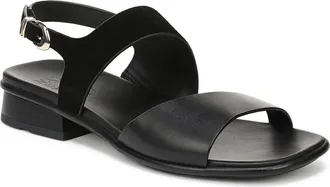 Naturalizer Brie Sandal in Black Leather/suede at Nordstrom, Size 8.5