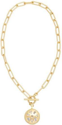 st. Moran Mixed Cubic Zirconia Toggle Necklace in Gold at Nordstrom Rack