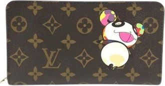 Louis Vuitton Pre-owned Canvas Portemonnee - Dames - Vintage Accessoires - Bruin - ONE Size - Vintage