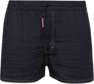 Dsquared2 Costume da bagno con logo - Blu