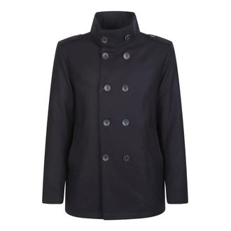 Herno Jassen, Heren, Blauw, L, Wol, Peacoat