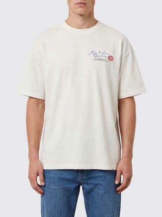 Represent T-shirt in cotone con logo a contrasto e spalle cadute