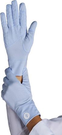 Coolibar Fuji Convertible Fingertip UV Sun Gloves, UPF 50+ Sun Protection in Periwinkle Purple at Nordstrom, Size X-Small