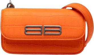 Balenciaga Pre-owned Shoulder Bags, female, Orange, Size: ONE SIZE Pre-owned Vintage Shoulder Bag
