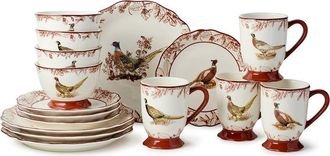 Certified International Pheasant Grove 16Pc Dinnerware Set
