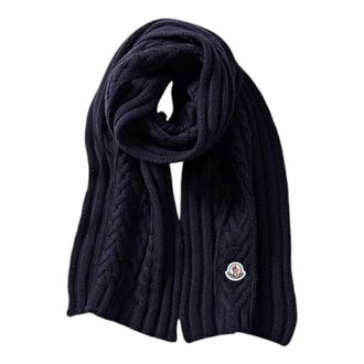Moncler Dames, Accessoires, Blauw, Maat: ONE Size Wol