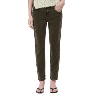 Closed Baker Velvet Skinny Jean In Ver Green
