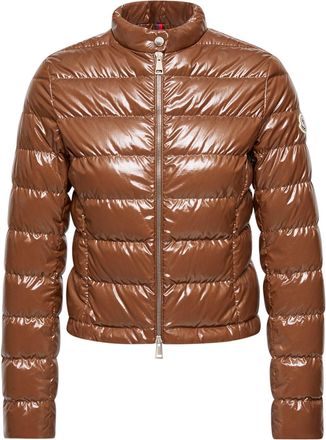 Moncler Moncler Papillon Short Down Jacket, Women, Brown, Size: 0