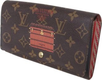 Louis Vuitton Monogram Brown Long Wallet (Bi-Fold) (Pre-Owned)