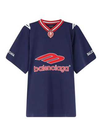 Balenciaga T-Shirt 3B Football In Jersey