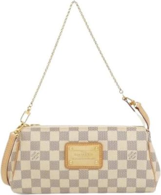 Louis Vuitton Pre-owned Eva Damier Azur Schoudertas - Dames - Vintage Schoudertas - Beige - ONE Size - Vintage