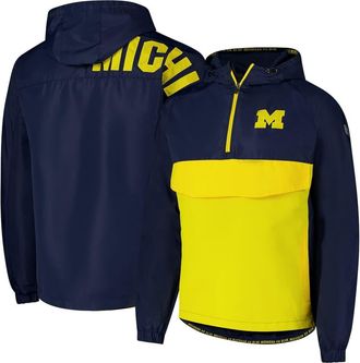 Colosseum Mens Colosseum Navy Michigan Wolverines Reloaded Anorak Half-Zip Jacket at Nordstrom, Size Medium