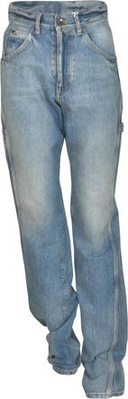 Maison Margiela Rechtgesneden jeans - Dames - Regular Fit Jeans - Blauw - W28 - Katoen - Jeans