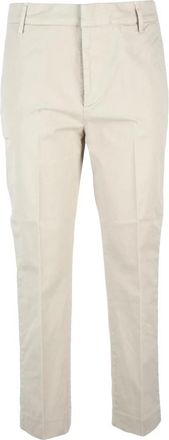 Dondup Nima Chinos - Dames - Chinos - Beige - W24 - Katoen - Broeken