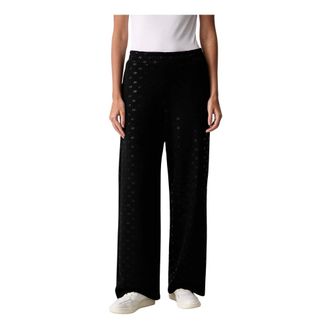 A|X Armani Exchange Broeken, Dames, Zwart, M, Katoen, Trainingsbroeken