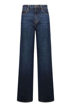 Frame Denim Blue Flared High-Rise Jeans